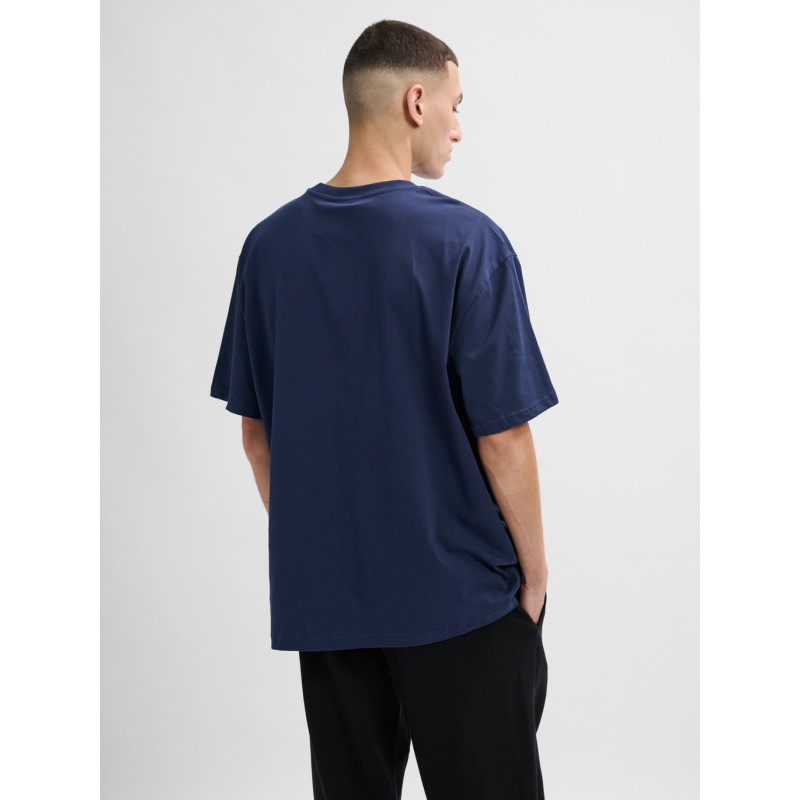 T-Shirt unisexe Hmlloose Bee S/s - Bleu Marine Tee-shirts Homme225349-7459