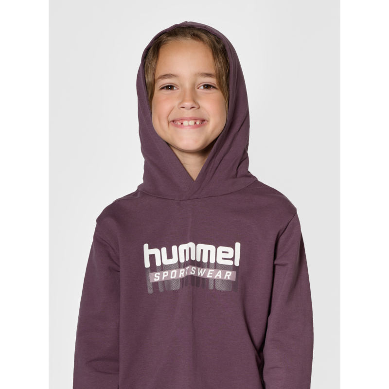 Sweat à capuche enfant Hmltukas Hoodie Huckleberry - Rose Sweatshirts 226351-8156