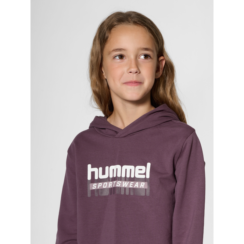 Sweat à capuche enfant Hmltukas Hoodie Huckleberry - Rose Sweatshirts 226351-8156