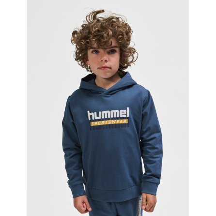 Sweatshirt à capuche enfant Hmltukas Hoodie Huckleberry - Bleu Sweatshirts 226351-7050