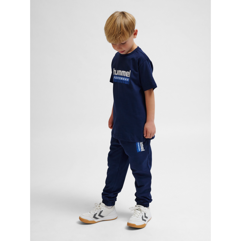 T-shirt enfant Hmltukas T-shirt S/s - Bleu Tee-shirts Enfant226147-1009