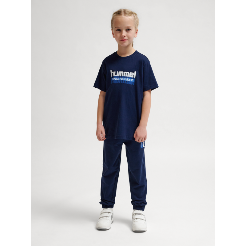 T-shirt enfant Hmltukas T-shirt S/s - Bleu Tee-shirts Enfant226147-1009