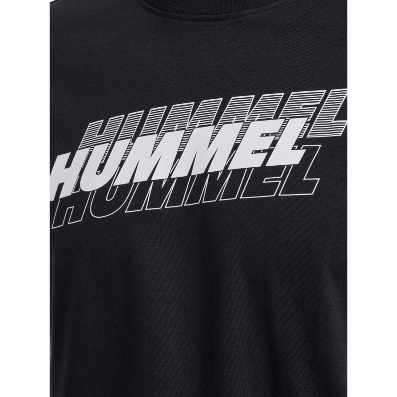 T-shirt homme Hmlgraphic Triple Logo Cot Tee - Noir Tee-shirts Homme226213-2001