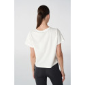 t-shirt court Hmlsandra Crop blanc Tee-shirts et tops Femme911855-9003