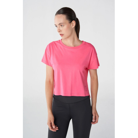 t-shirt court Hmlsandra Crop blanc Pink Hummel911855-3440