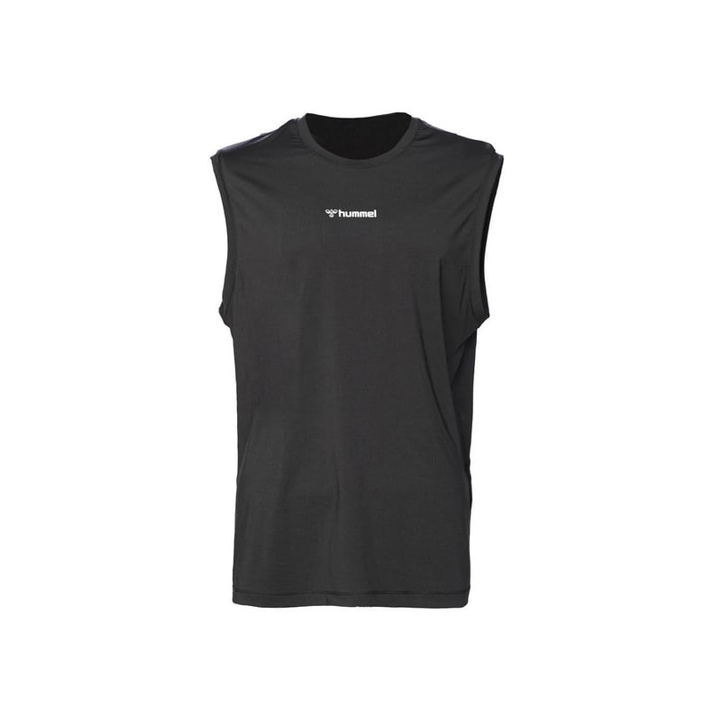 T-shirt Hmlneil Tank Noir Tee-shirts Homme911833-2001