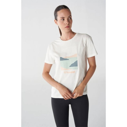 T-shirt femme Hmlmolly blanc Hummel911830-9003