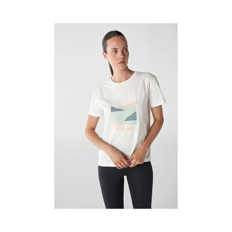 T-shirt femme Hmlmolly blanc Hummel911830-9003