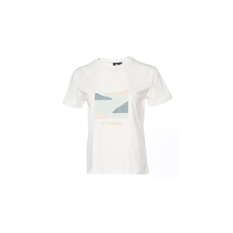 T-shirt femme Hmlmolly blanc Hummel911830-9003