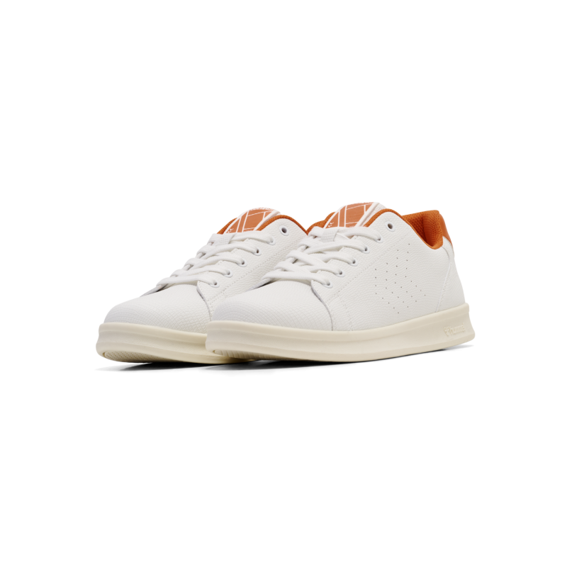 Chaussures Unisexes Court Line Lz - Blanc/camel Lifestyle225945-9189