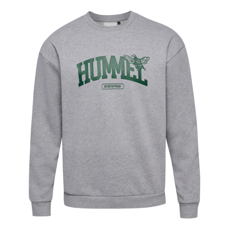 Sweat-shirt Loose Crewneck University - Gris/Vert Hoodies et Sweatshirts226134-2006