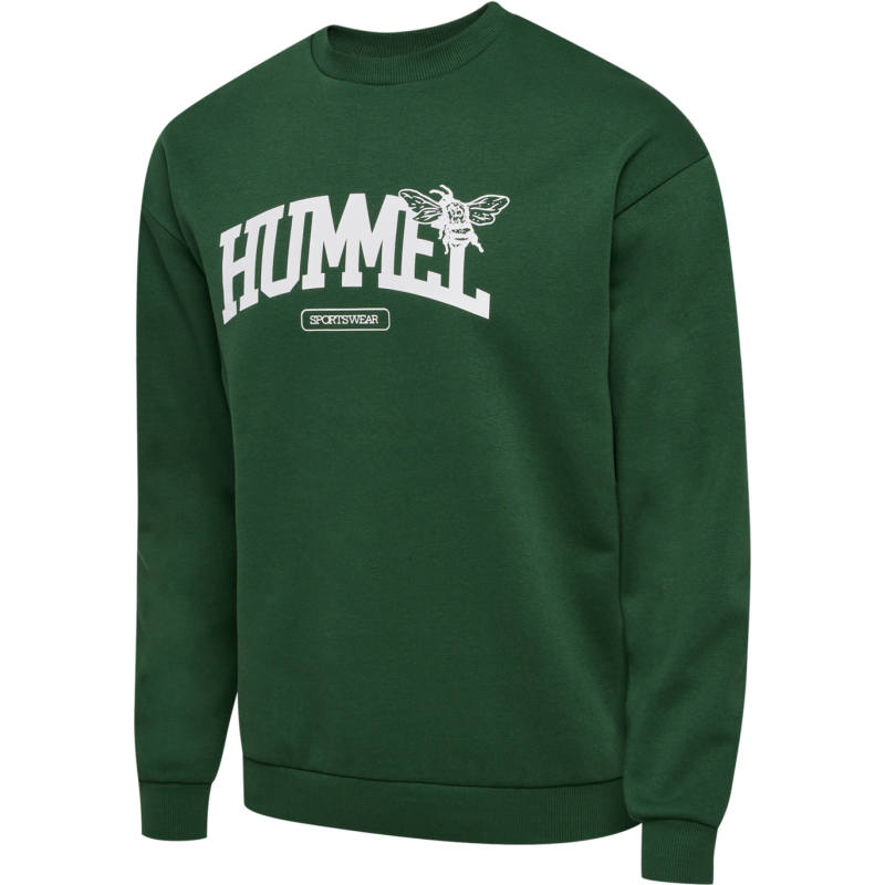 Sweat-shirt Loose Crewneck University - Gris/Vert Hoodies et Sweatshirts226134-6195