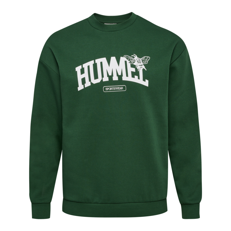 Sweat-shirt Loose Crewneck University - Gris/Vert Hoodies et Sweatshirts226134-6195